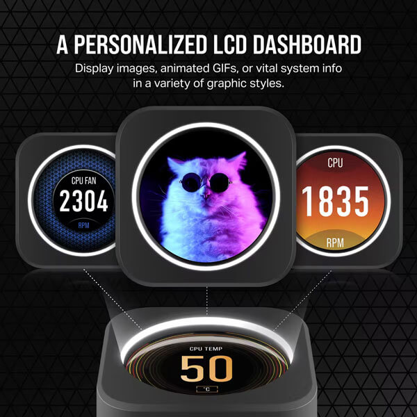 Corsair iCUE H150i Elite LCD XT 360mm RGB CPU Liquid Cooler
